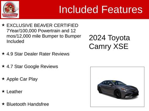 Used 2024 Toyota Camry XSE FWD image 4
