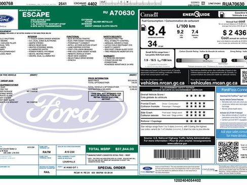 Used 2024 Ford Escape Active image 3