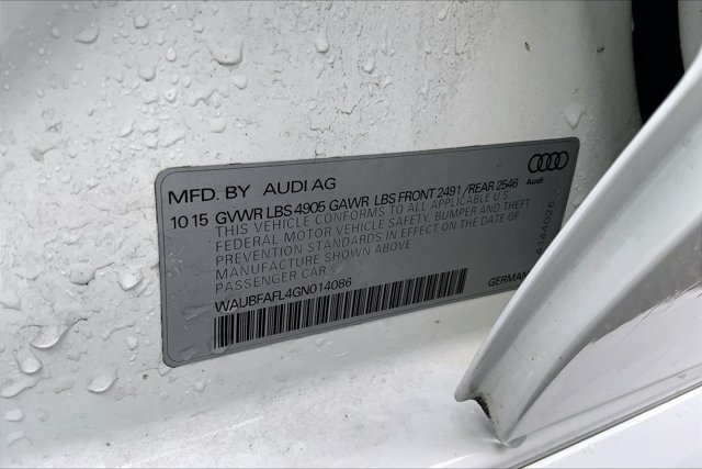 Used 2016 Audi A4 2.0T Premium w/ Convenience Plus Package AWD/4WD image 30