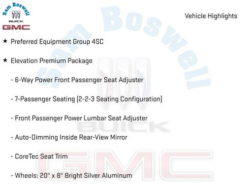 New 2025 GMC Acadia Elevation w/ Elevation Premium Package image 5