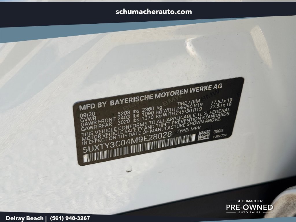 Used 2021 BMW X3 sDrive30i w/ Convenience Package RWD image 22