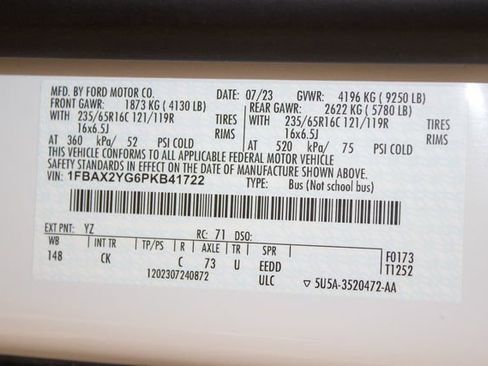 Used 2023 Ford Transit 350 XLT image 30