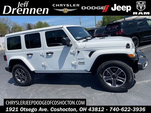 Used 2023 Jeep Wrangler Unlimited Sahara w/ Cold Weather Group AWD/4WD image 1