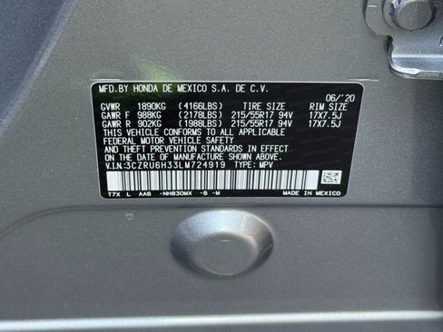 Used 2020 Honda HR-V LX image 36