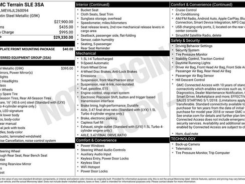 Used 2018 GMC Terrain SLE image 6