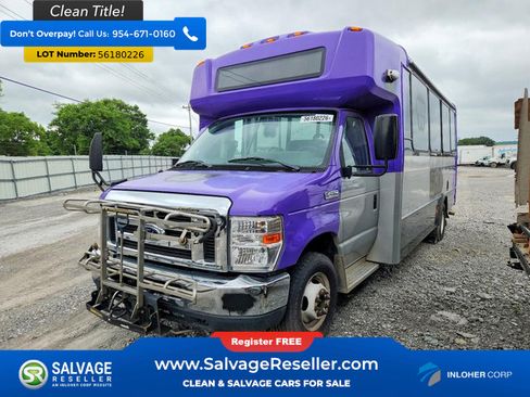 Used 2019 Ford E-450 and Econoline 450 Super Duty w/ Shuttle Bus Prep Package RWD image 1