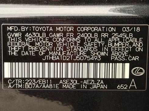 Used 2018 Lexus IS 300 w/ Comfort Package RWD image 55