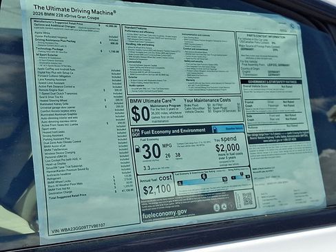 New 2026 BMW 228i xDrive w/ Technology Package AWD/4WD image 19