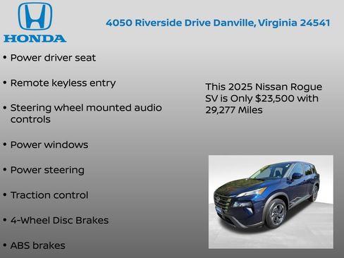 Used 2025 Nissan Rogue SV FWD image 12
