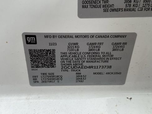 Used 2024 Chevrolet Silverado 1500 W/T w/ WT Value Package image 27