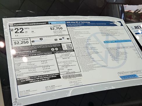 New 2026 Volkswagen Atlas SE image 15