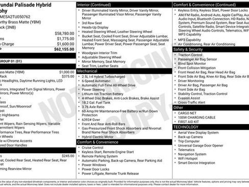 New 2026 Hyundai Palisade Calligraphy image 33