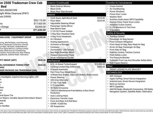 New 2025 RAM 2500 Tradesman AWD/4WD image 24