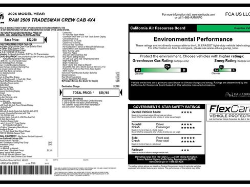 New 2026 RAM 2500 Tradesman image 3