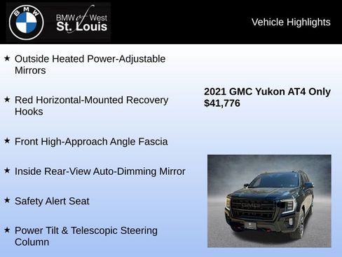 Used 2021 GMC Yukon AT4 w/ AT4 Premium Plus Package image 30