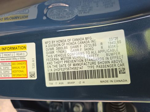 New 2026 Honda Civic Sport image 33