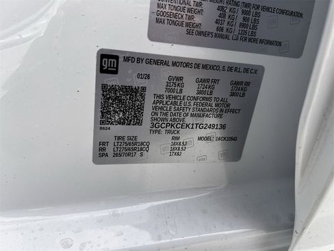 New 2026 Chevrolet Silverado 1500 Custom Trail Boss image 24