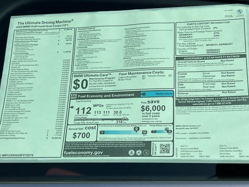 Used 2025 BMW i4 eDrive40 w/ Premium Package RWD image 29