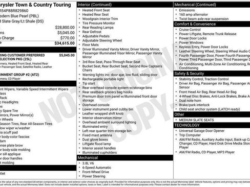 Used 2008 Chrysler Town & Country Touring image 2