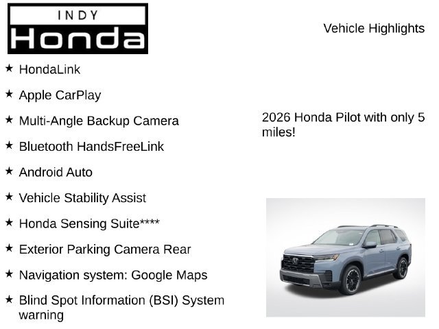 New 2026 Honda Pilot Touring image 7