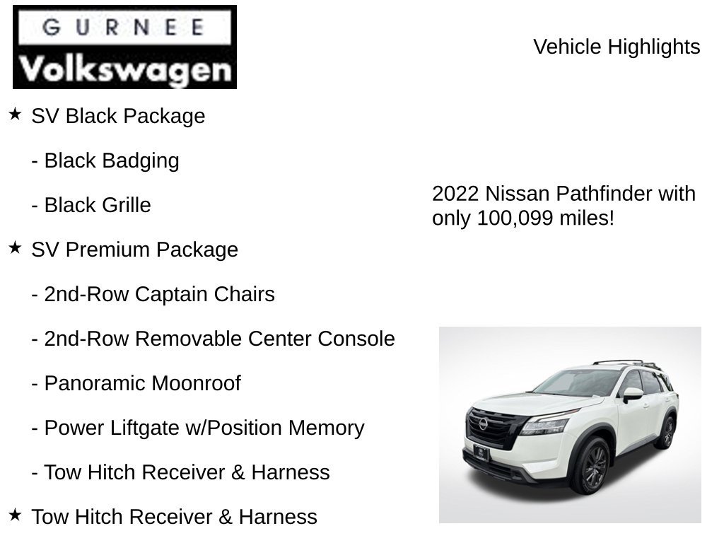 Used 2022 Nissan Pathfinder SV w/ SV Premium Package AWD/4WD image 8