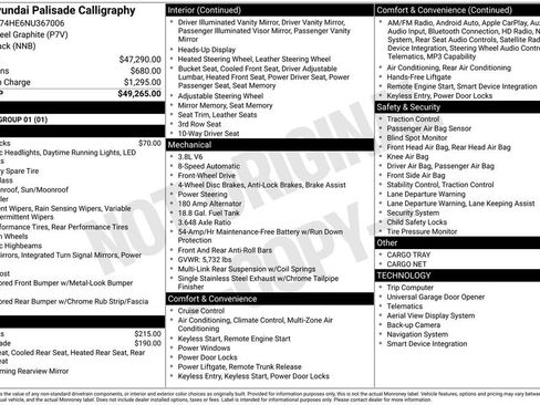 Used 2022 Hyundai Palisade Calligraphy FWD image 3