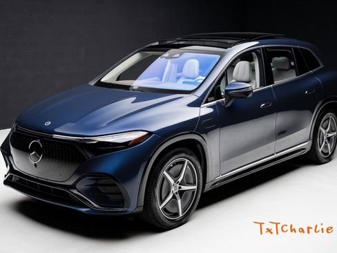 Used 2023 Mercedes-Benz EQS 450+ 4MATIC SUV w/ AMG Line Exterior Package image 1
