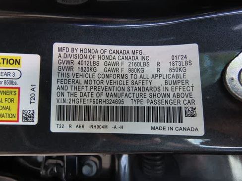 Used 2024 Honda Civic Touring image 30