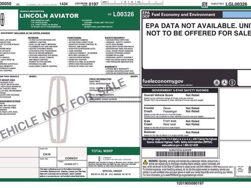 Used 2020 Lincoln Aviator Reserve w/ Equipment Group 202A image 2