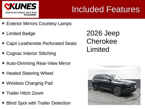 New 2026 Jeep Cherokee Limited AWD/4WD image 4