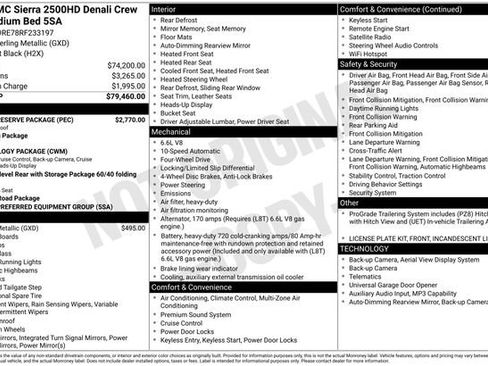 Used 2024 GMC Sierra 2500 Denali w/ Denali Reserve Package AWD/4WD image 7
