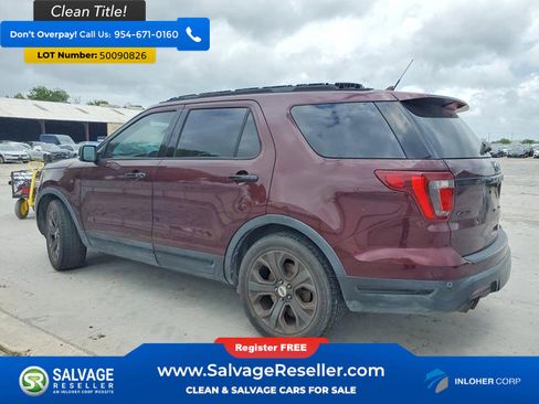 Used 2018 Ford Explorer Sport w/ Equipment Group 401A image 3
