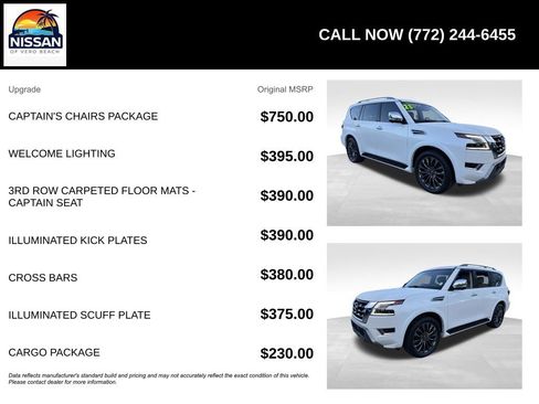 Used 2023 Nissan Armada Platinum w/ Captain's Chairs Package image 6