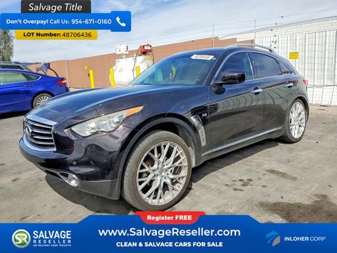 Used 2016 INFINITI QX70 AWD w/ Premium Package image 1