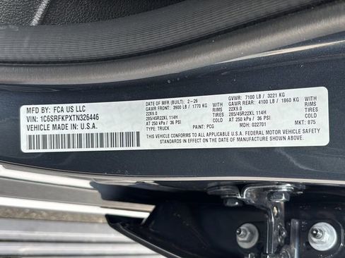 New 2026 RAM 1500 Tungsten AWD/4WD image 45