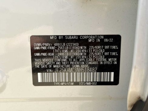 Certified 2022 Subaru Forester Wilderness AWD/4WD image 32