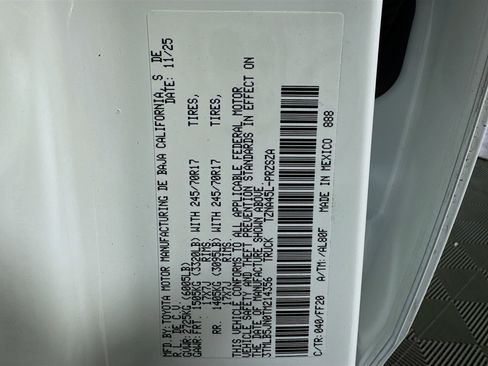 New 2026 Toyota Tacoma SR5 image 12