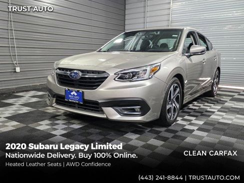 Used 2020 Subaru Legacy Limited w/ Popular Package #3 AWD/4WD image 1