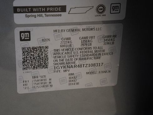 New 2026 Cadillac XT5 Luxury w/ LPO, Floor Liner Package image 30