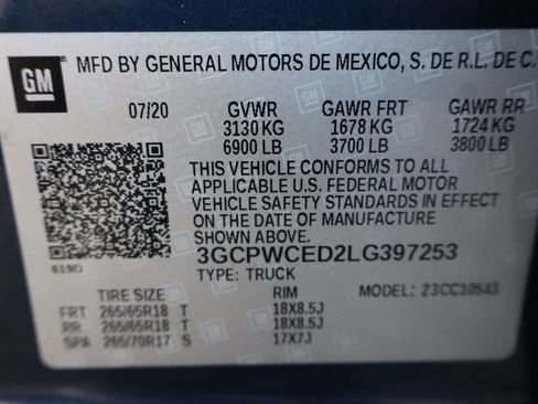 Used 2020 Chevrolet Silverado 1500 LT w/ Texas Edition image 46