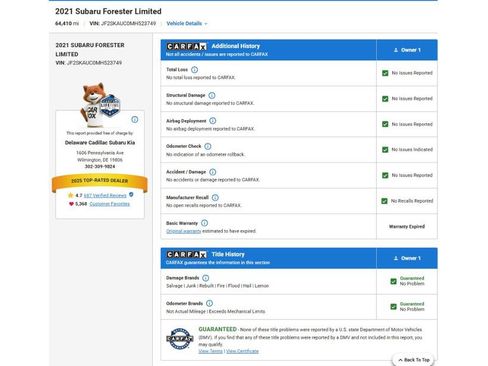 Used 2021 Subaru Forester Limited AWD/4WD image 8