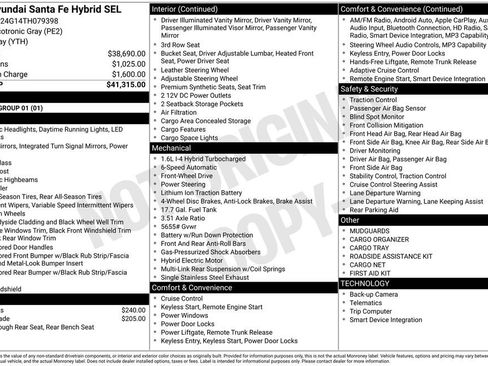 Certified 2026 Hyundai Santa Fe SEL FWD image 3