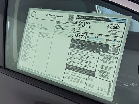 New 2026 Nissan Murano SV AWD/4WD image 13
