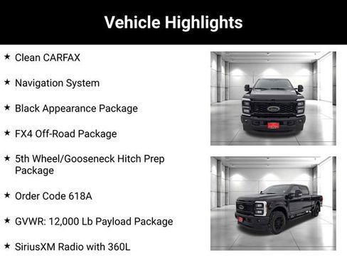 Used 2025 Ford F350 Lariat w/ Black Appearance Package AWD/4WD image 2