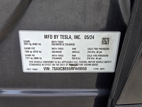 Used 2024 Tesla Model X Plaid AWD/4WD image 26
