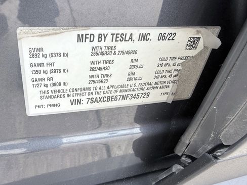 Used 2022 Tesla Model X Plaid AWD/4WD image 41
