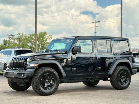 Used 2021 Jeep Wrangler Unlimited Sport w/ Sun And Sound Package AWD/4WD image 42
