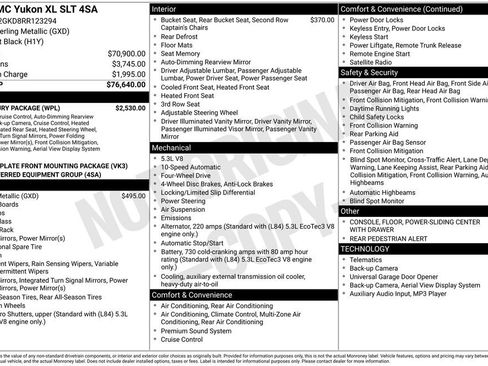 Certified 2024 GMC Yukon XL SLT w/ SLT Luxury Package image 6