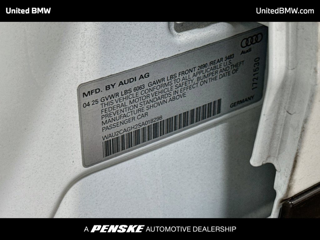 Used 2025 Audi A6 e-tron Premium Plus RWD image 21