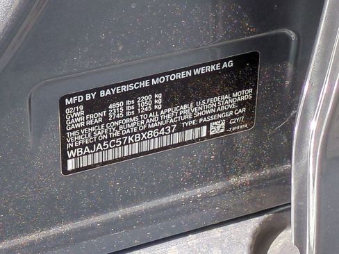 Used 2019 BMW 530i w/ M Sport Package image 35